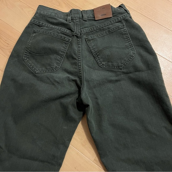 Lee Women's Dark Green Jeans 28x 29 - Picture 5 of 13